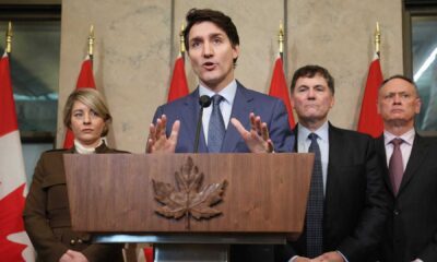 Trudeau Press Conference Tariffs Canada Trump