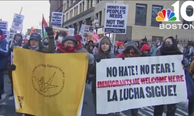 Trump Immigration Crackdown Boston Protest