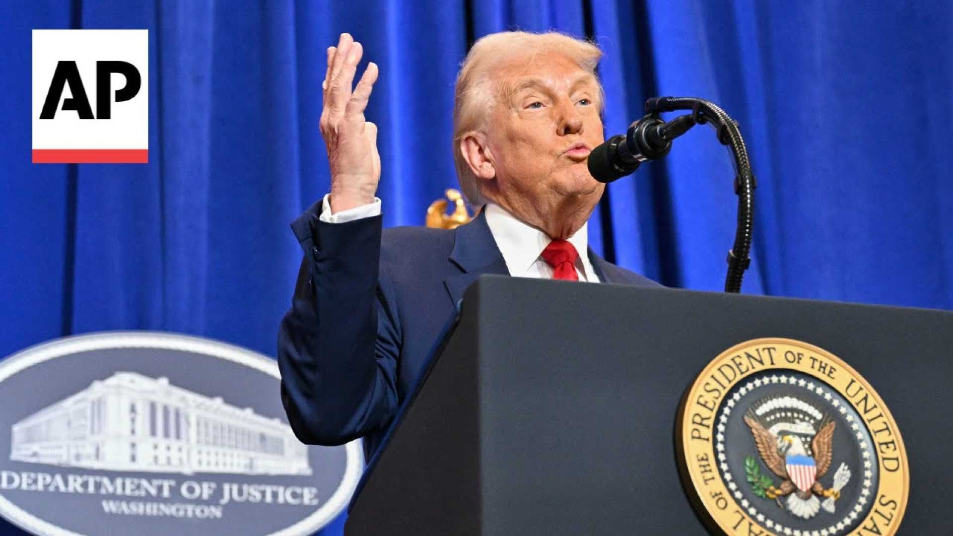 Trump Justice Department Speech