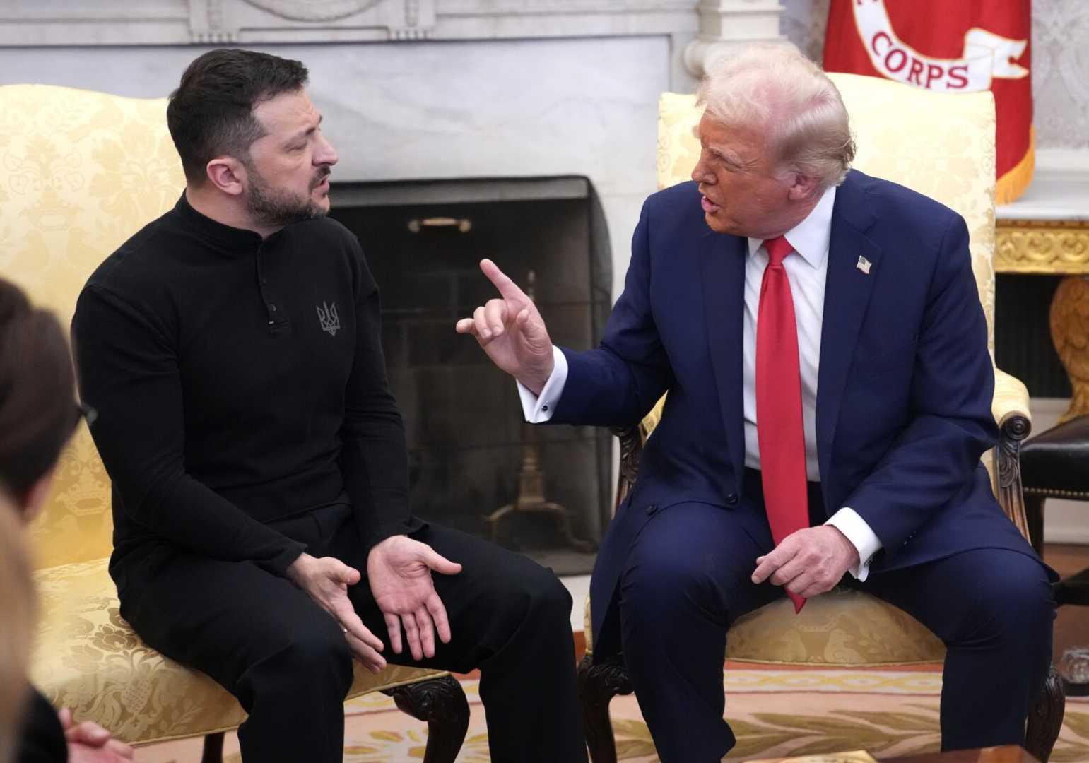 Trump Zelensky Oval Office Meeting Upset