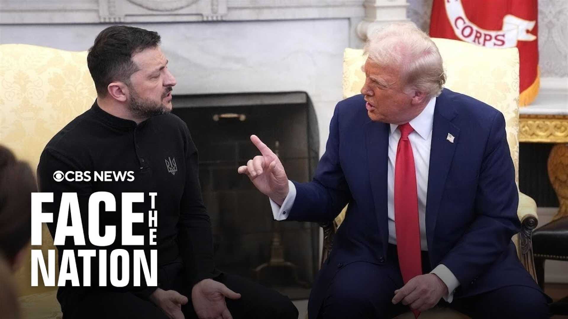 Trump Zelenskyy Oval Office Meeting Tension