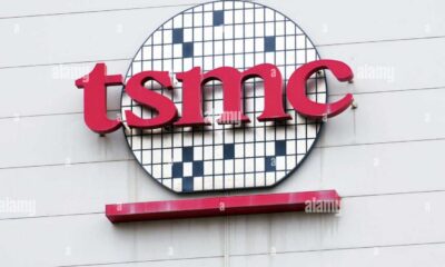 Tsmc Logo On Factory In Taiwan