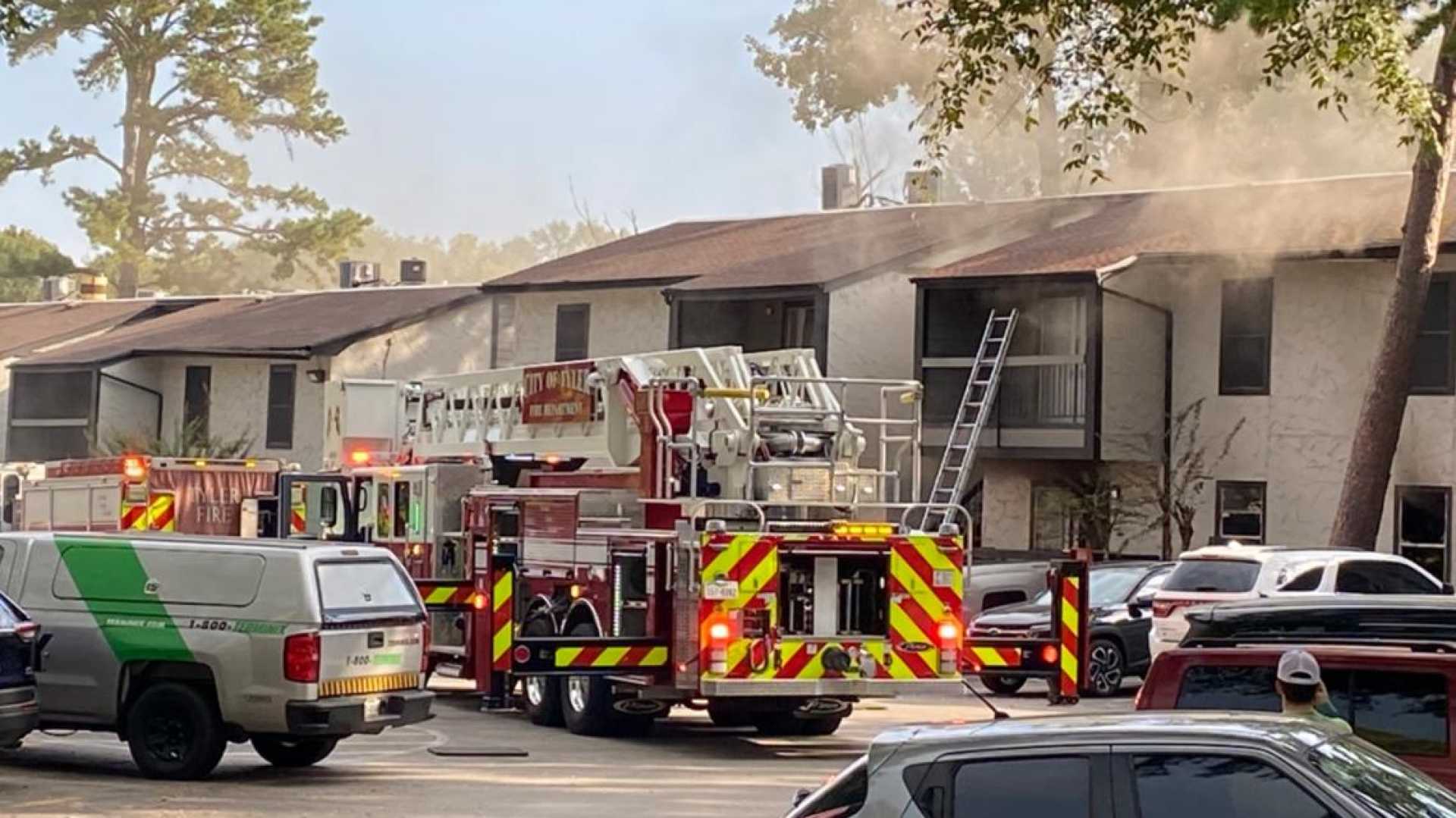 Tyler Texas Fire Damage Apartments