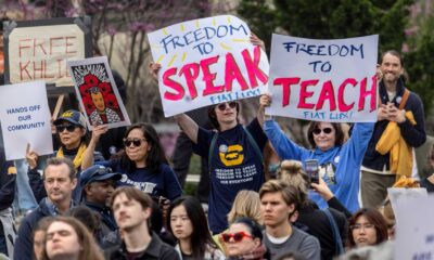 Uc Berkeley Sproul Plaza Protest Trump Administration