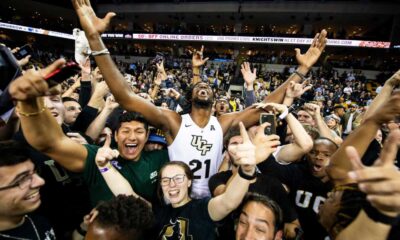 Ucf Knights Basketball Victory Celebration