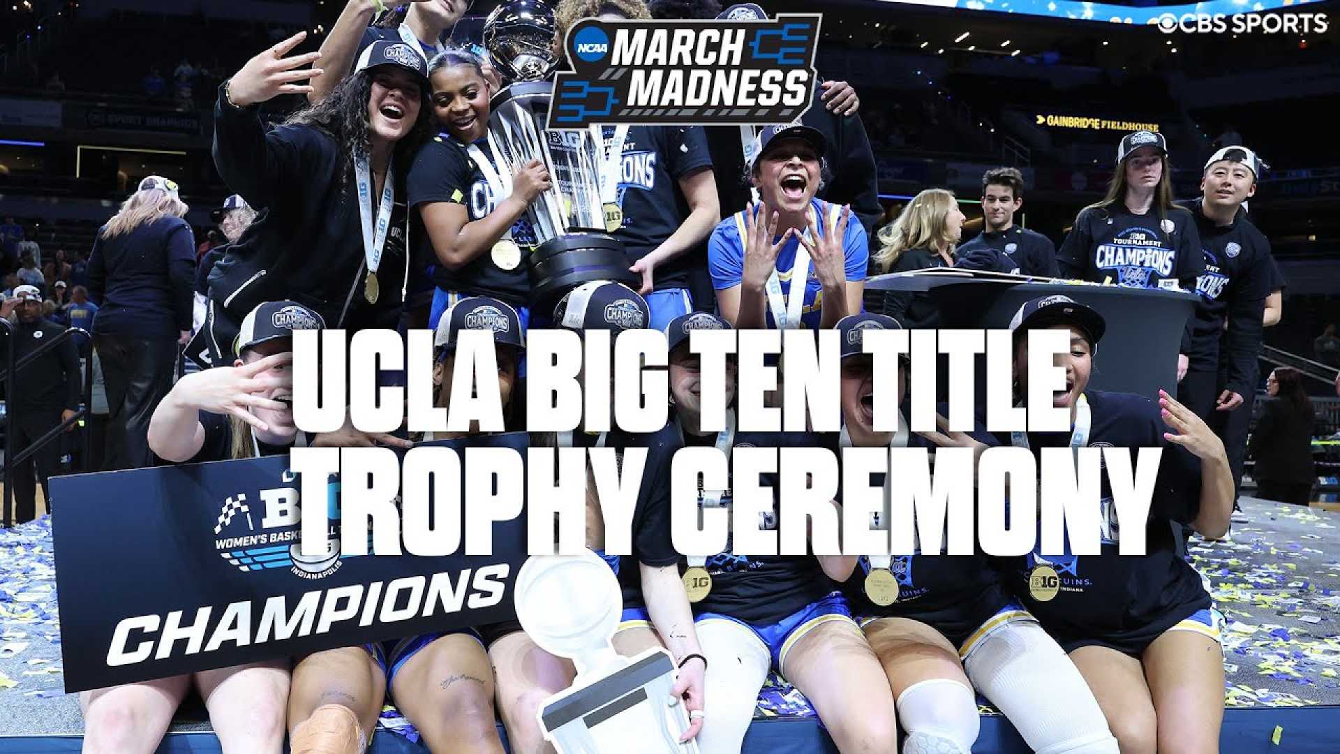 Ucla Women's Basketball Big Ten Championship Celebration