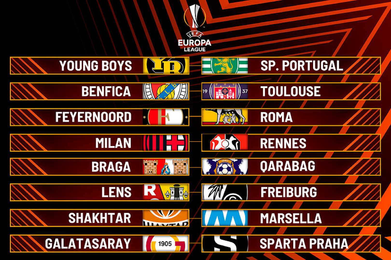 Uefa Europa League Knockout Round Matches