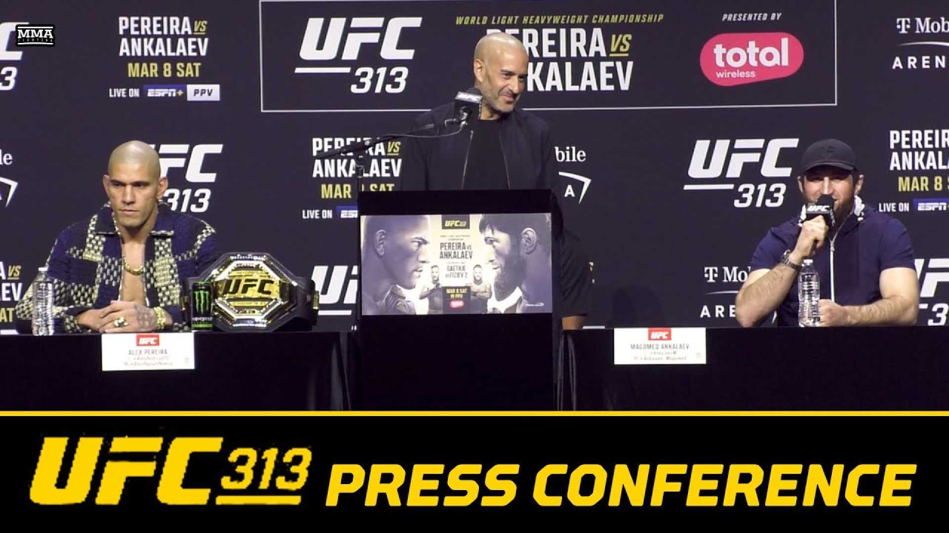 Ufc 313 Pereira Ankalaev Press Conference