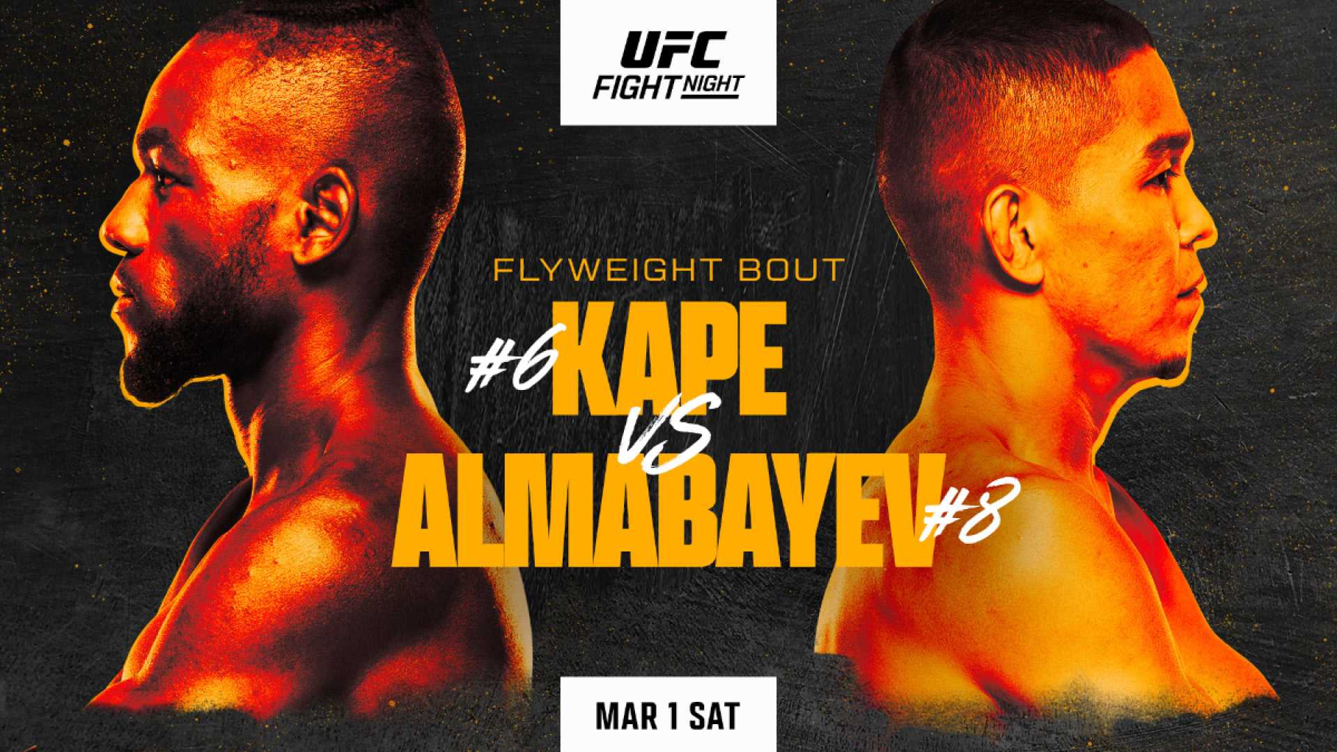 Ufc Fight Night Kape Almabayev Matchup