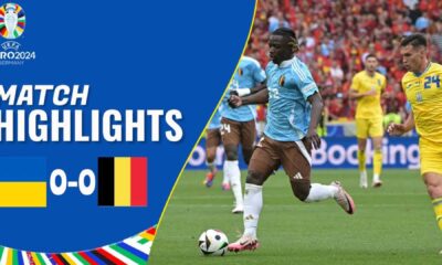 Ukraine Belgium Football Match Highlights