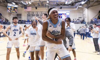 University Of Maine Men's Basketball Team Celebration