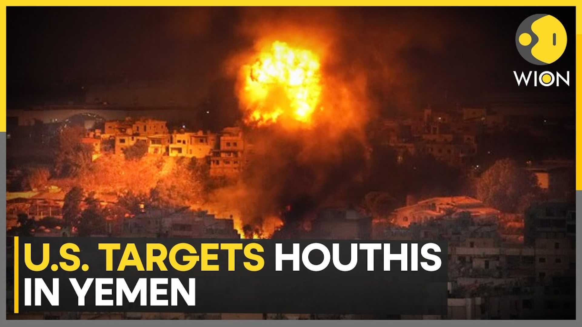 Us Airstrikes Yemen Houthis Conflict