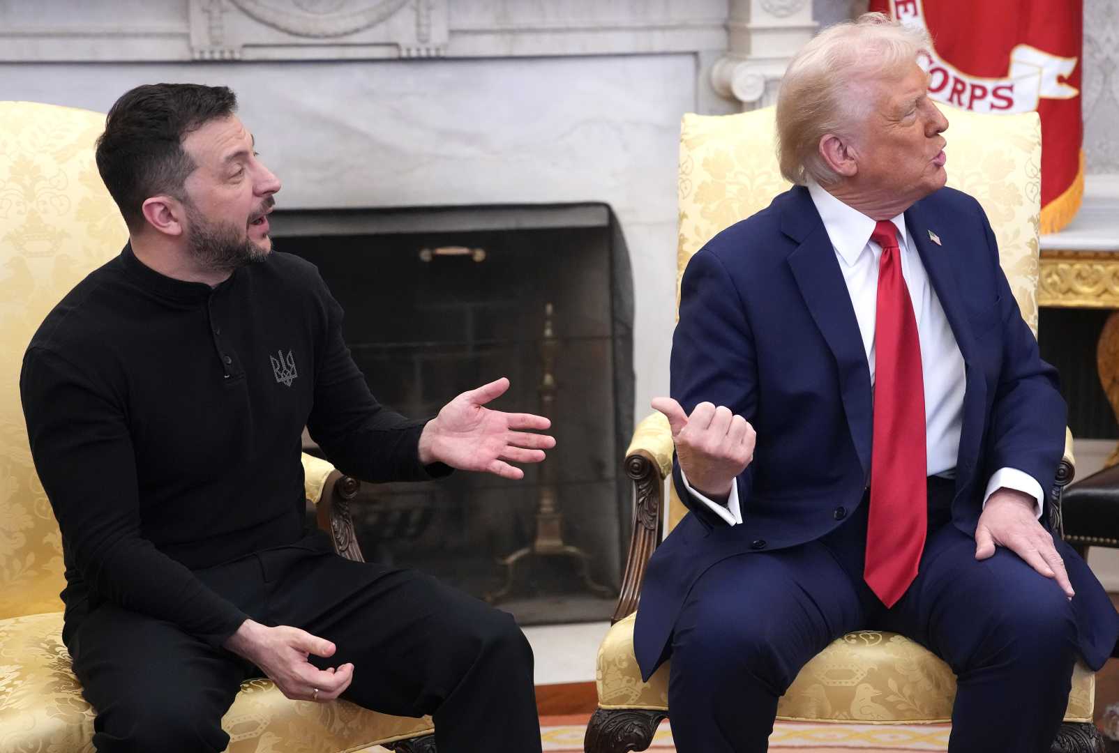 U.s. Oval Office Meeting Zelensky Press