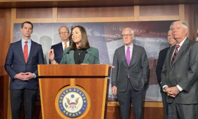 U.s. Senators Press Conference On Immigration