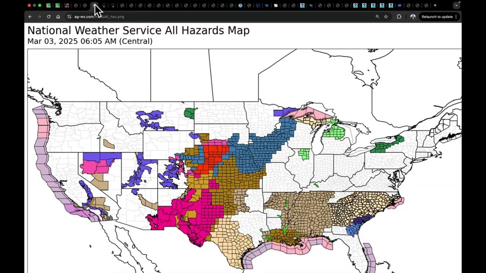 U.s. Spring Storm Thunderstorm Weather Forecast