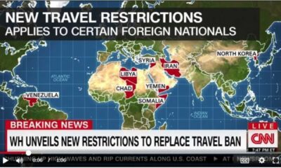 U.s. Travel Ban Restricted Countries Map