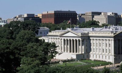 Us Treasury Building In Washington Dc