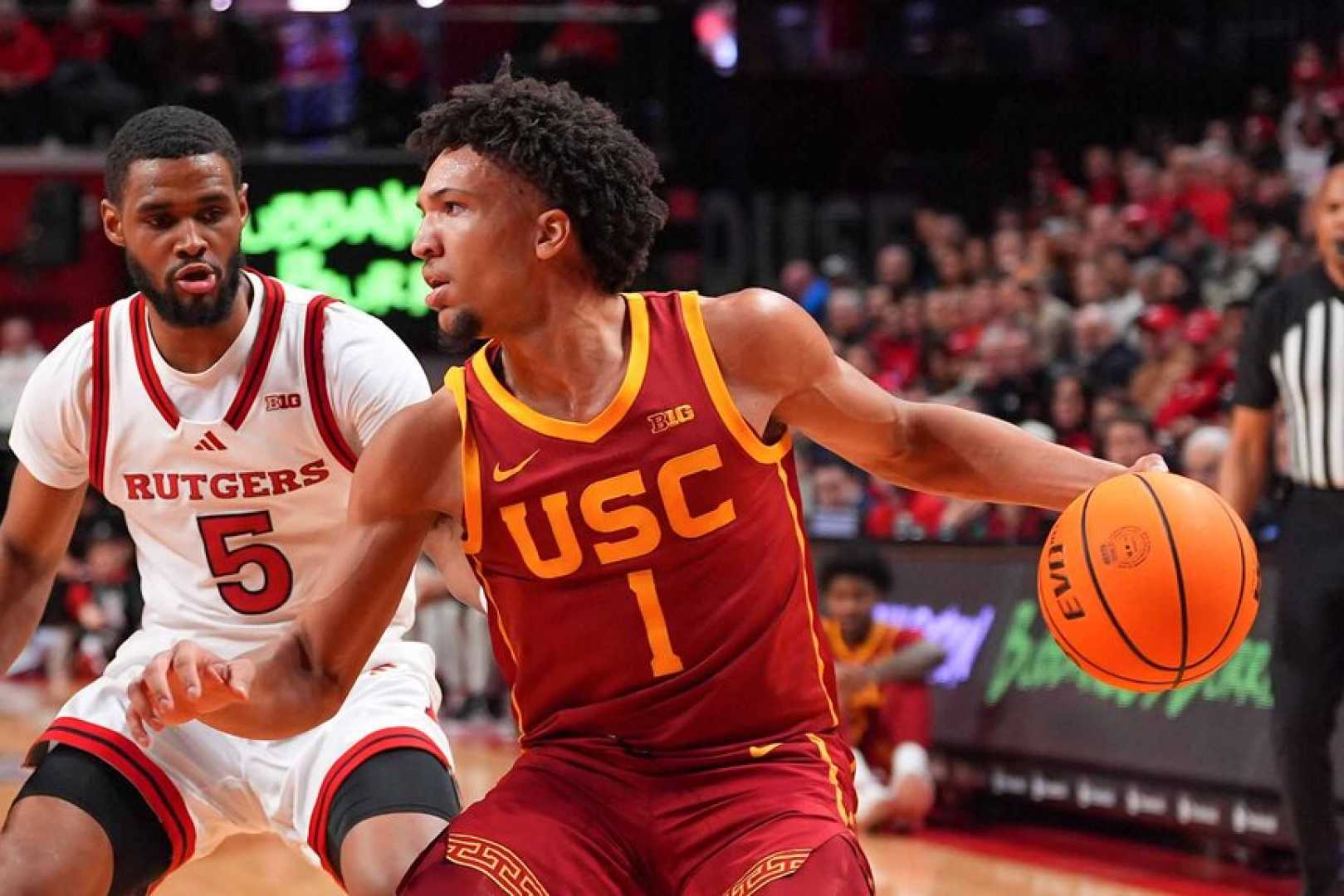 Usc Trojans Vs Rutgers Scarlet Knights Basketball