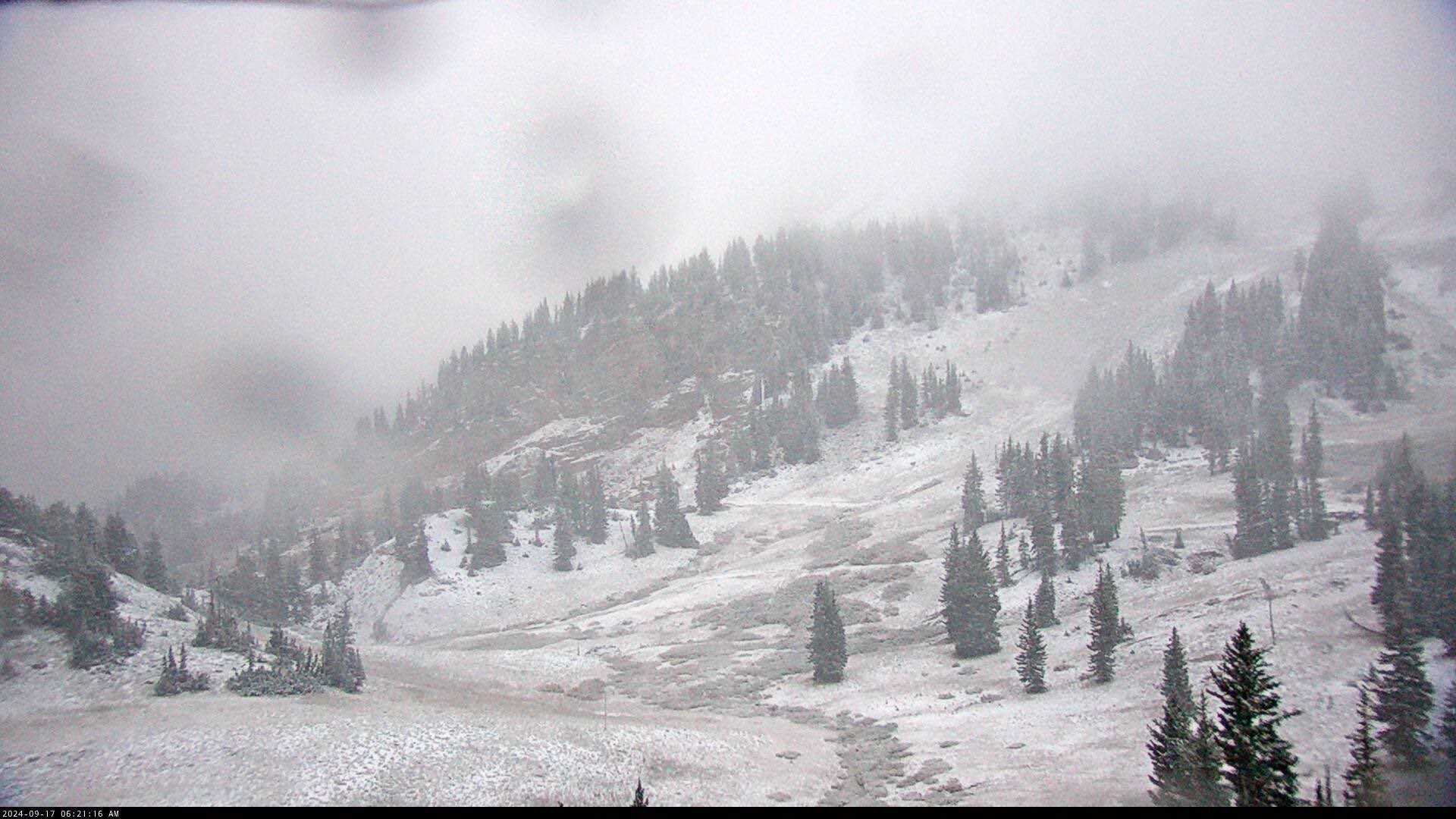 Utah Snowstorm Winter Mountain Valley