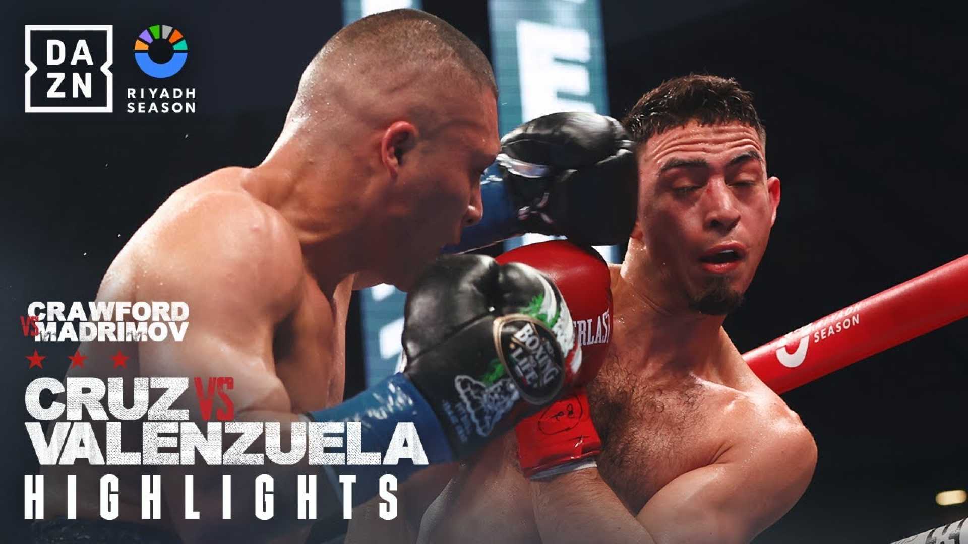 Valenzuela Vs Cruz Boxing Match Highlights