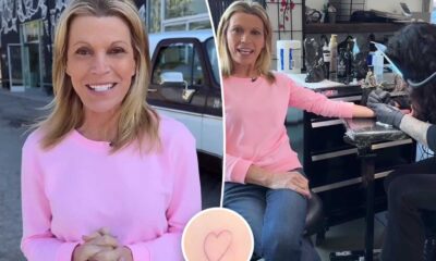 Vanna White Getting Tattoo From Daughter Gigi Santo Pietro