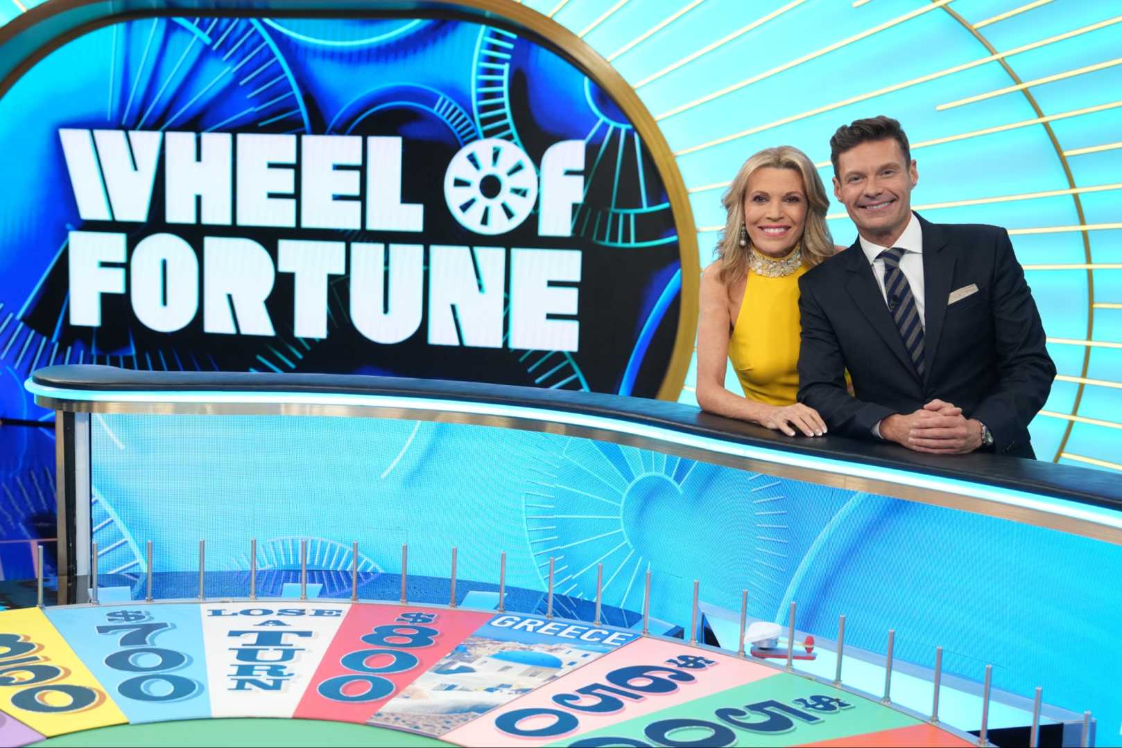 Vanna White Wheel Of Fortune Filming Set