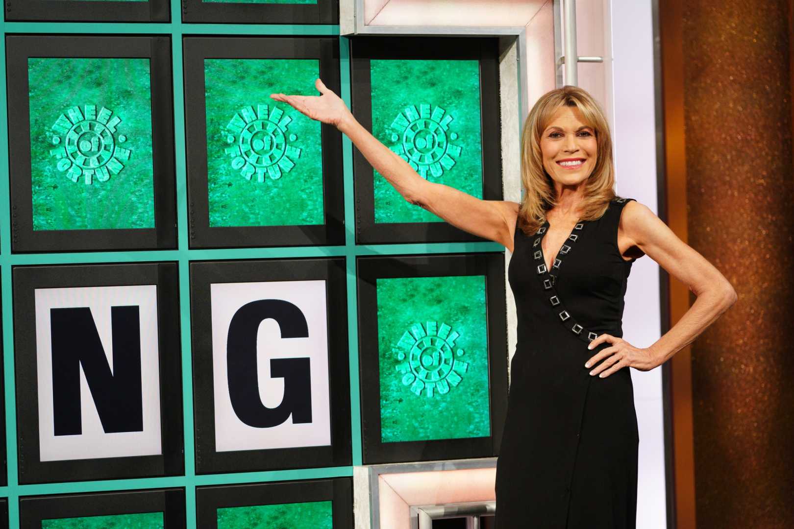 Vanna White Wheel Of Fortune Filming