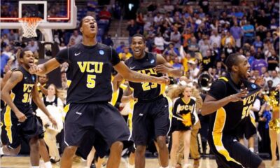 Vcu Basketball Team Celebrating Victory