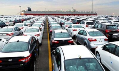 Vehicles Prepared For Export Port Of Veracruz Mexico