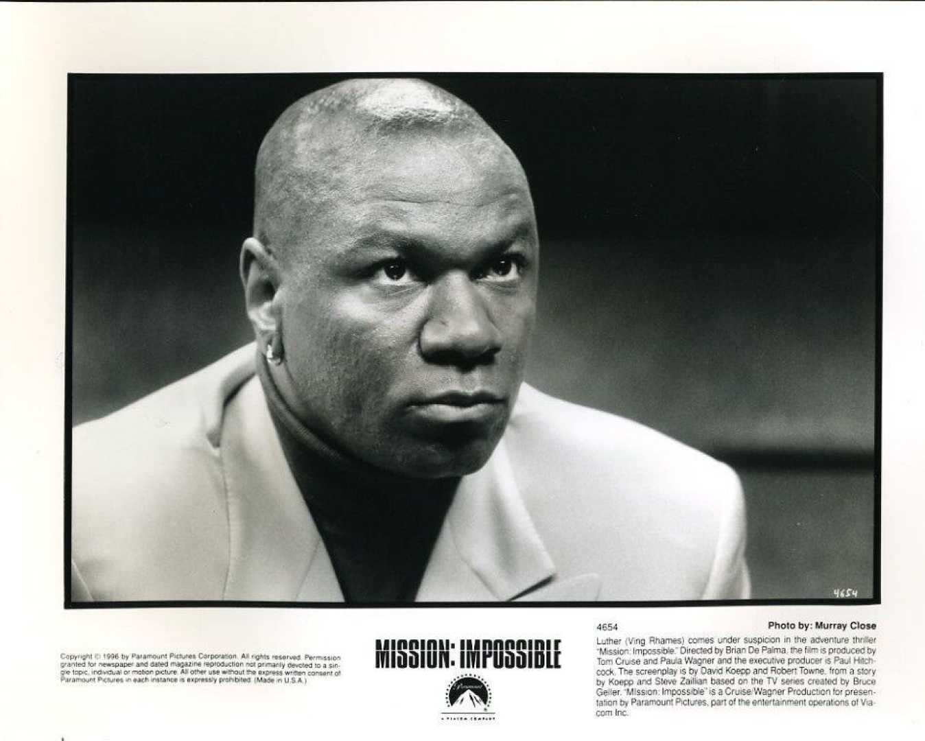 Ving Rhames Mission Impossible Promotional Image