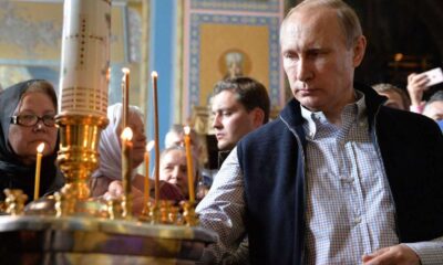 Vladimir Putin Praying For Donald Trump In Church