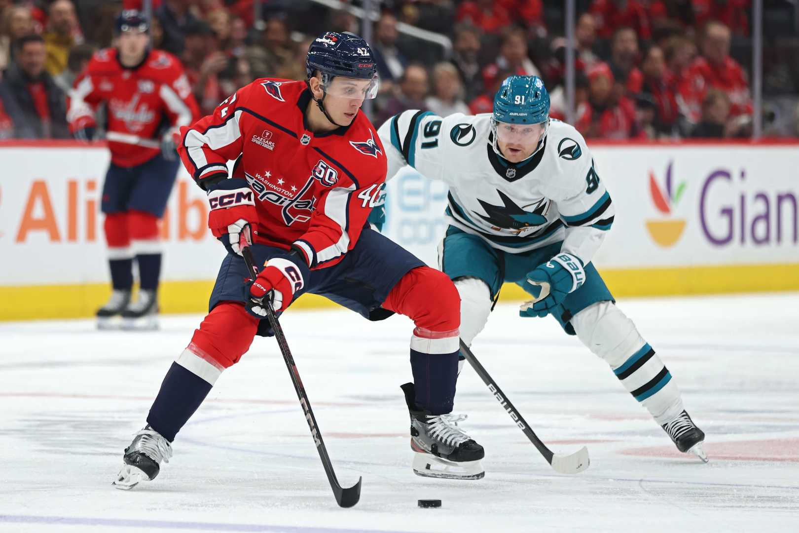 Washington Capitals Vs San Jose Sharks Hockey Game