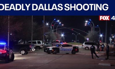 West Dallas Shooting Scene Late Night