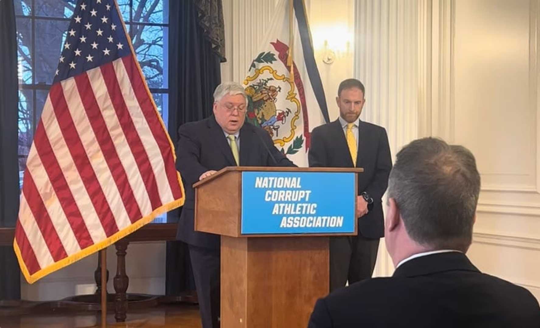 West Virginia Governor Ncaa Investigation Press Conference