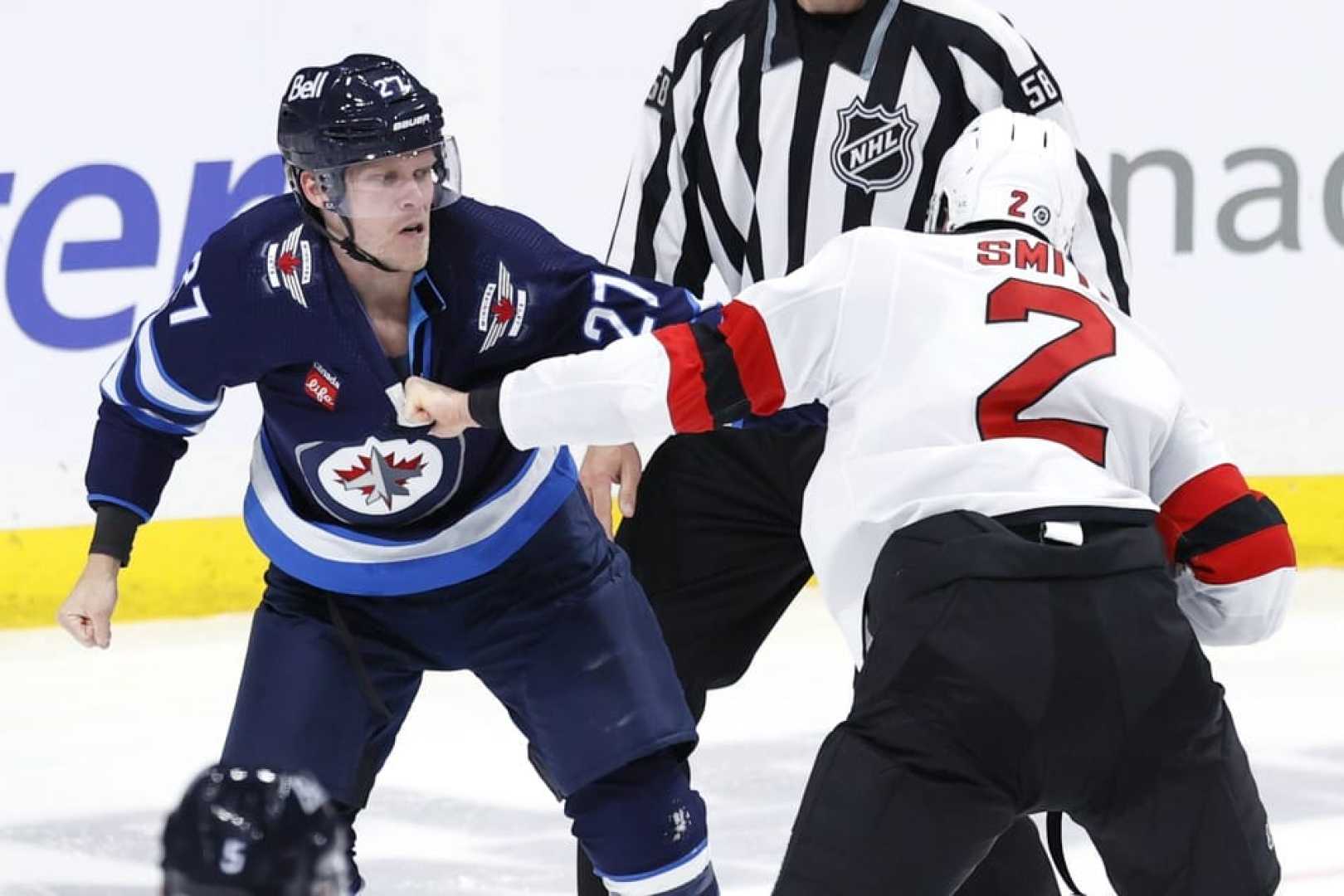 Winnipeg Jets Vs New Jersey Devils Hockey Game