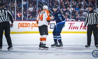 Winnipeg Jets Vs Philadelphia Flyers Nhl Hockey Game