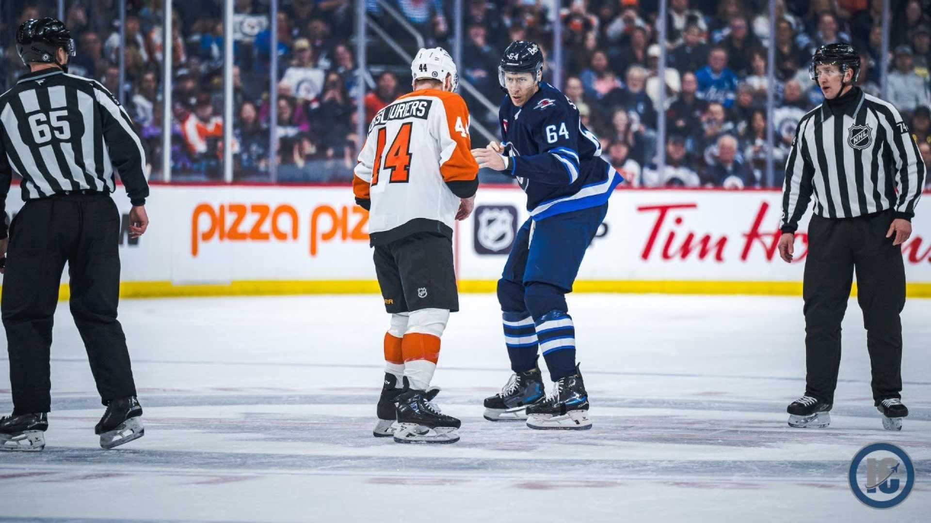 Winnipeg Jets Vs Philadelphia Flyers Nhl Hockey Game