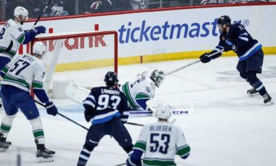 Winnipeg Jets Vs Vancouver Canucks Game Action