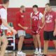 Wisconsin Badgers Football And Basketball Team Practice