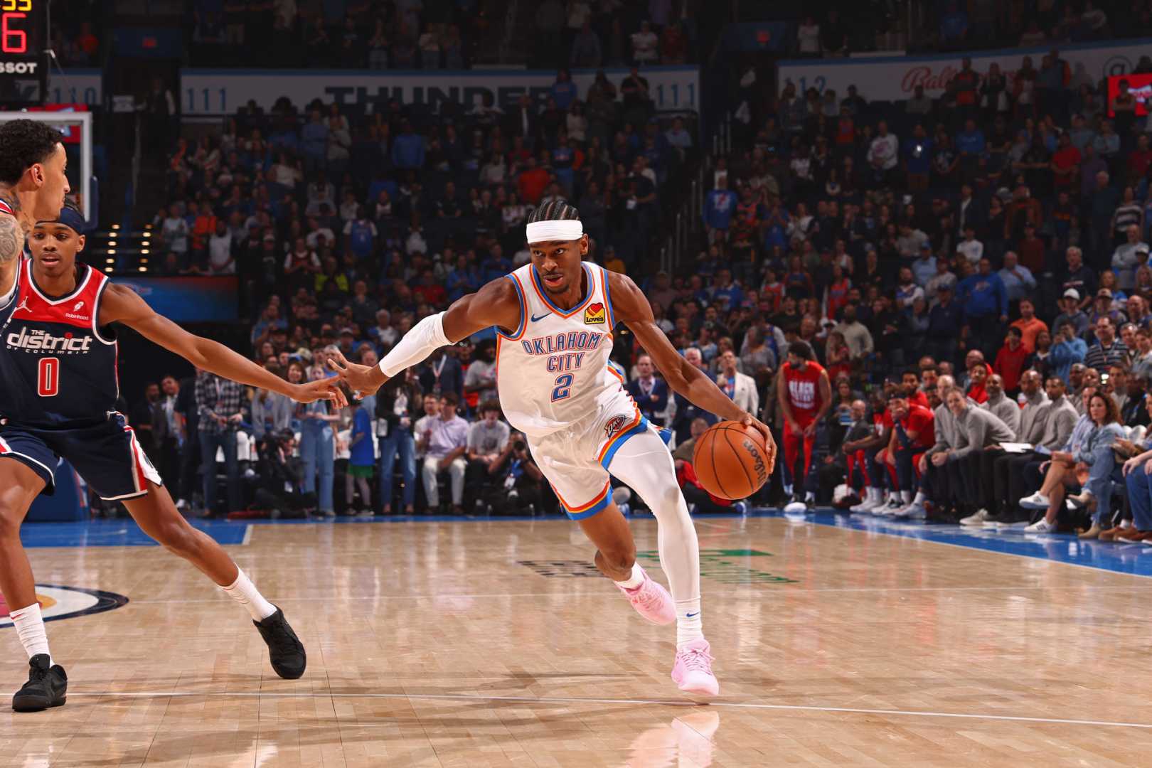 Wizards Basketball Game Action Shot