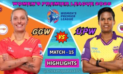 Women's Cricket Match Gujarat Giants Up Warriorz Highlights