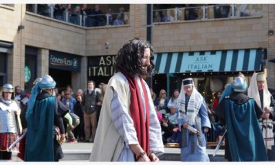 Worcester Passion Play Performance In Cathedral Square