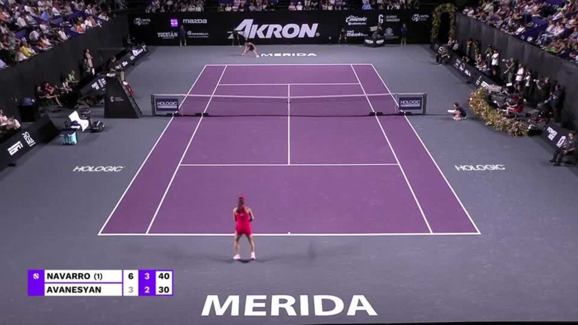 Wta Merida Open Akron Tennis Match