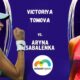 Wta Miami Open Tennis Match Aryna Sabalenka Viktoriya Tomova