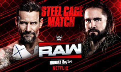 Wwe Monday Night Raw Steel Cage Match Madison Square Garden