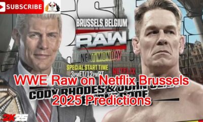 Wwe Raw John Cena Brussels Belgium 2025