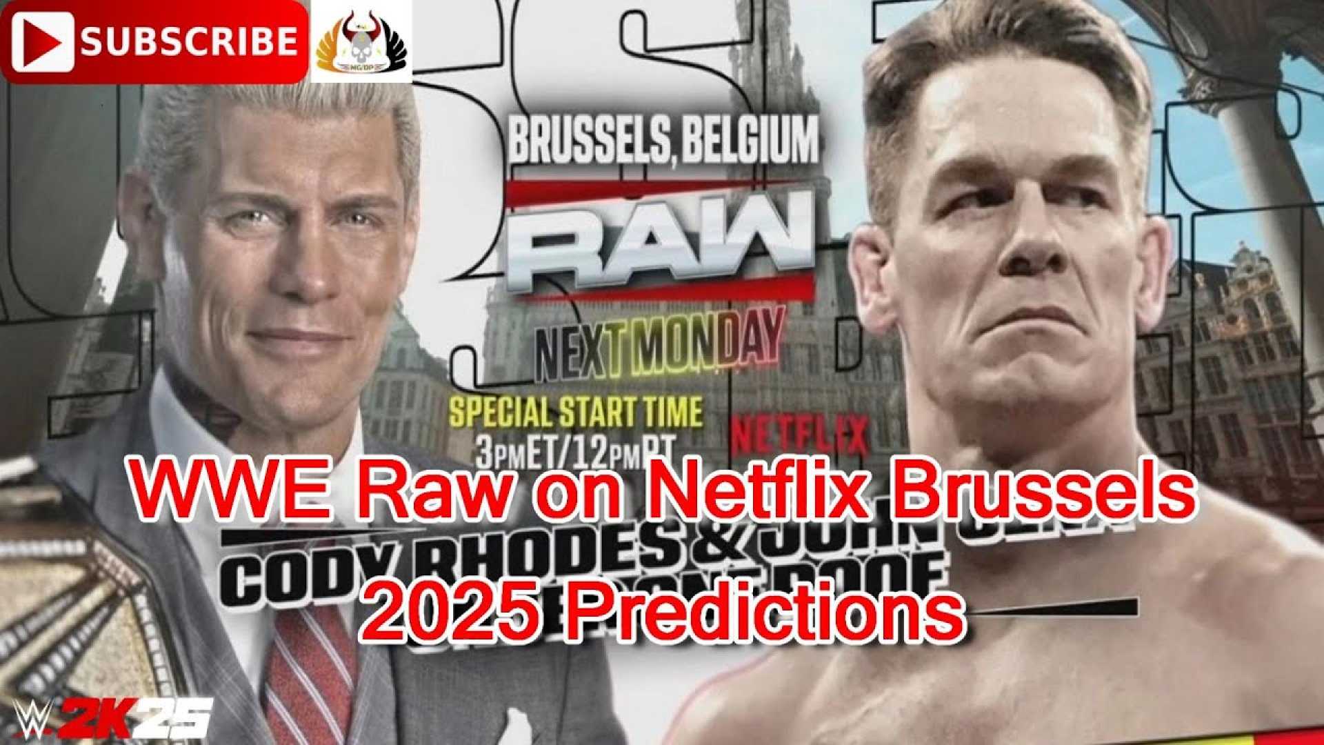 Wwe Raw John Cena Brussels Belgium 2025