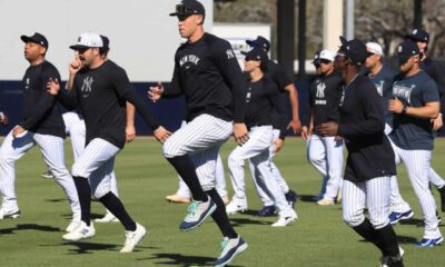 Yankees Players At Spring Training In Tampa