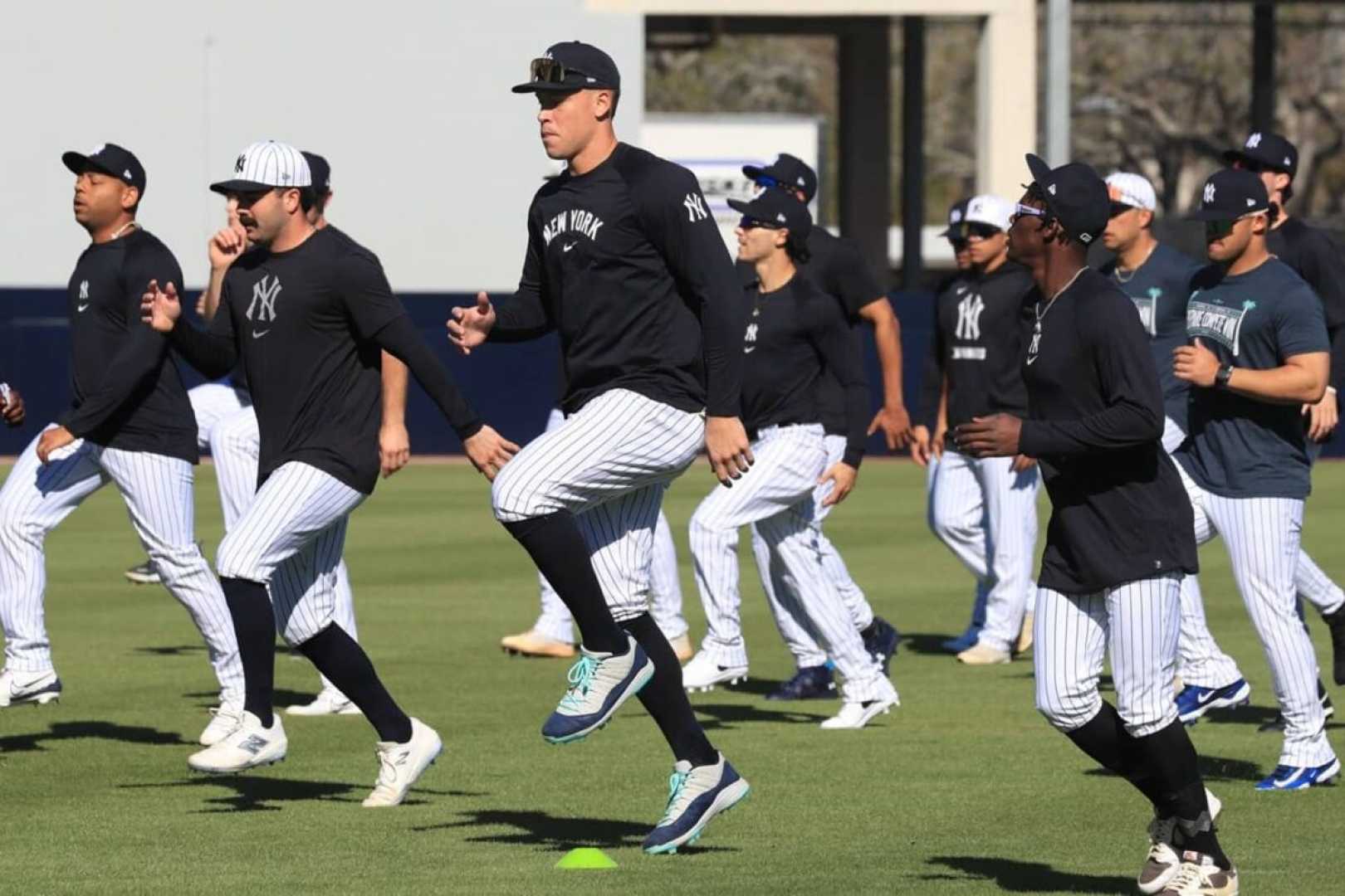 Yankees Players At Spring Training In Tampa