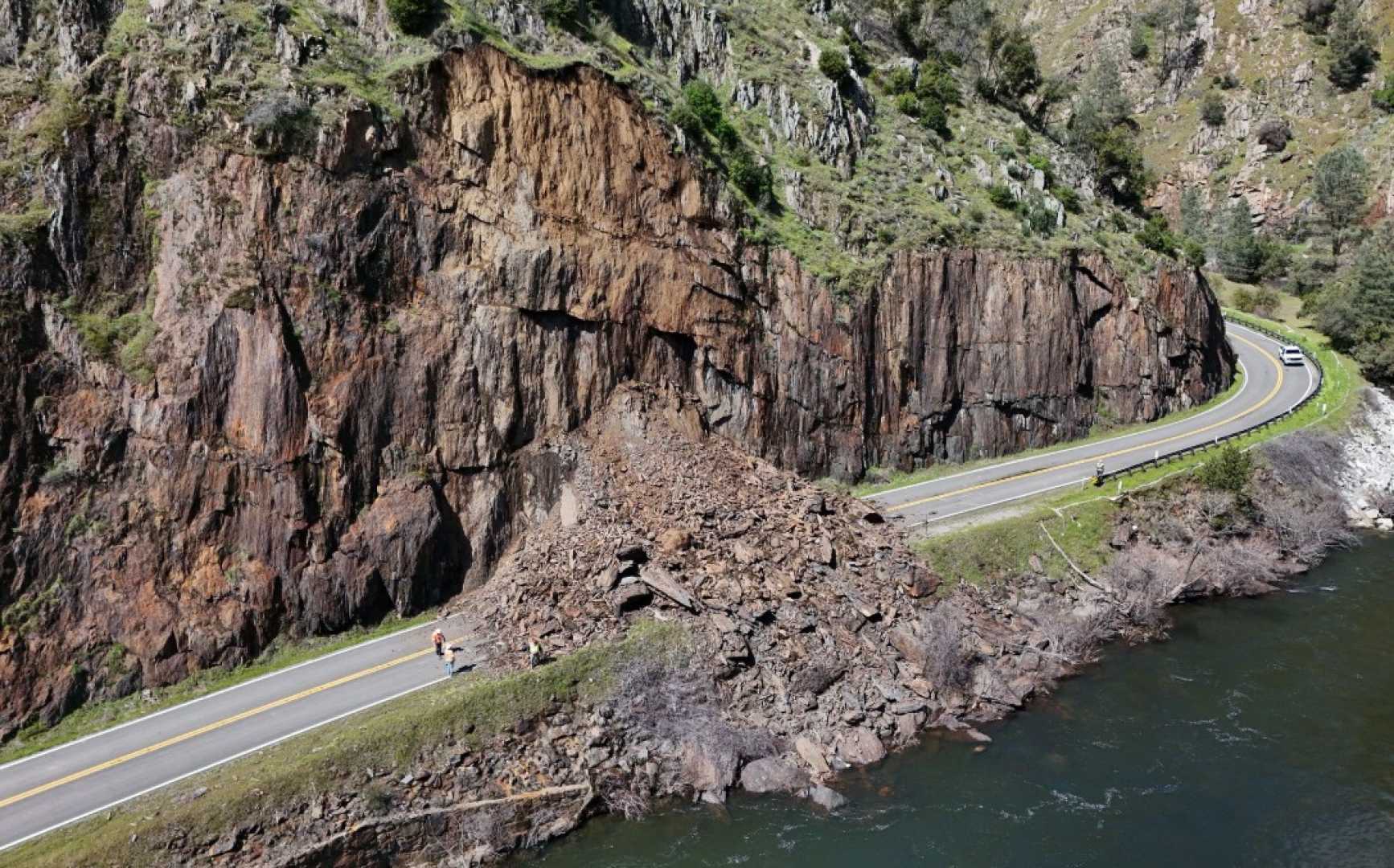 Yosemite National Park Rockslide Damage